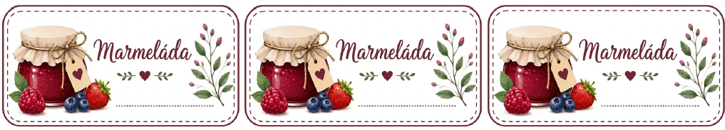 marmelády výstřižek